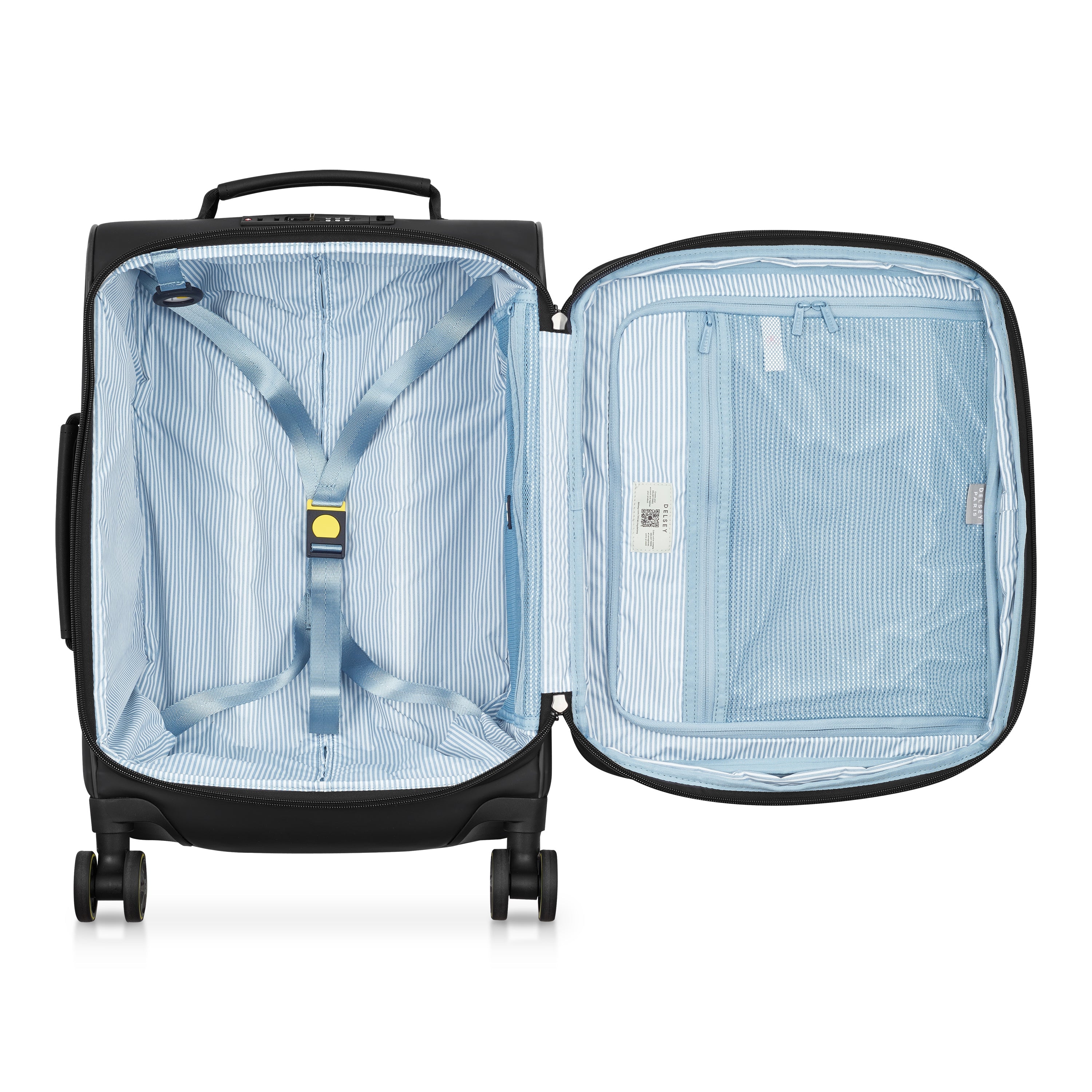 TURENNE SOFT| Suitcase Cabin Expandable 55 CM BLACK