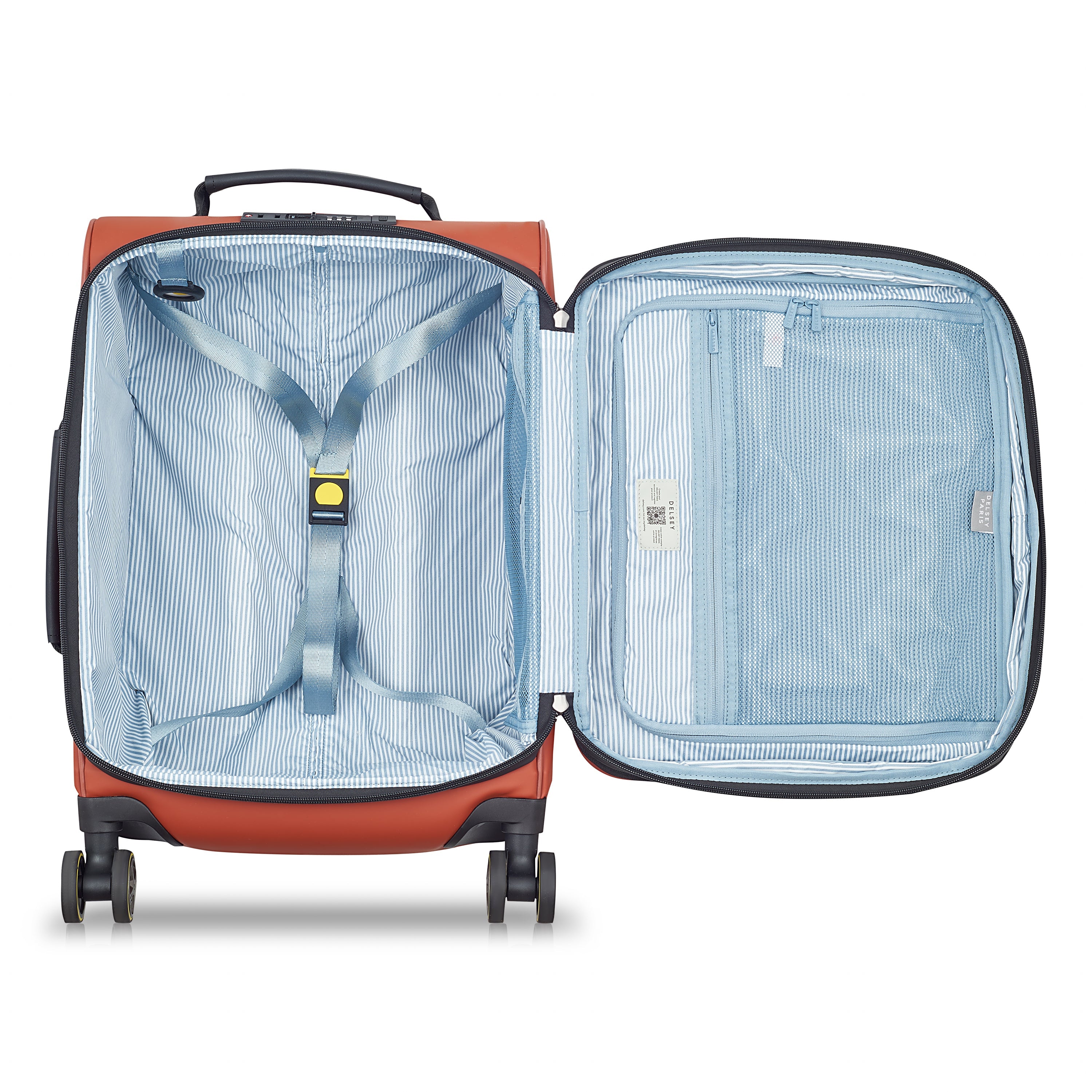 TURENNE SOFT| Valigia Cabina Espandibile 55 CM MATTONE
