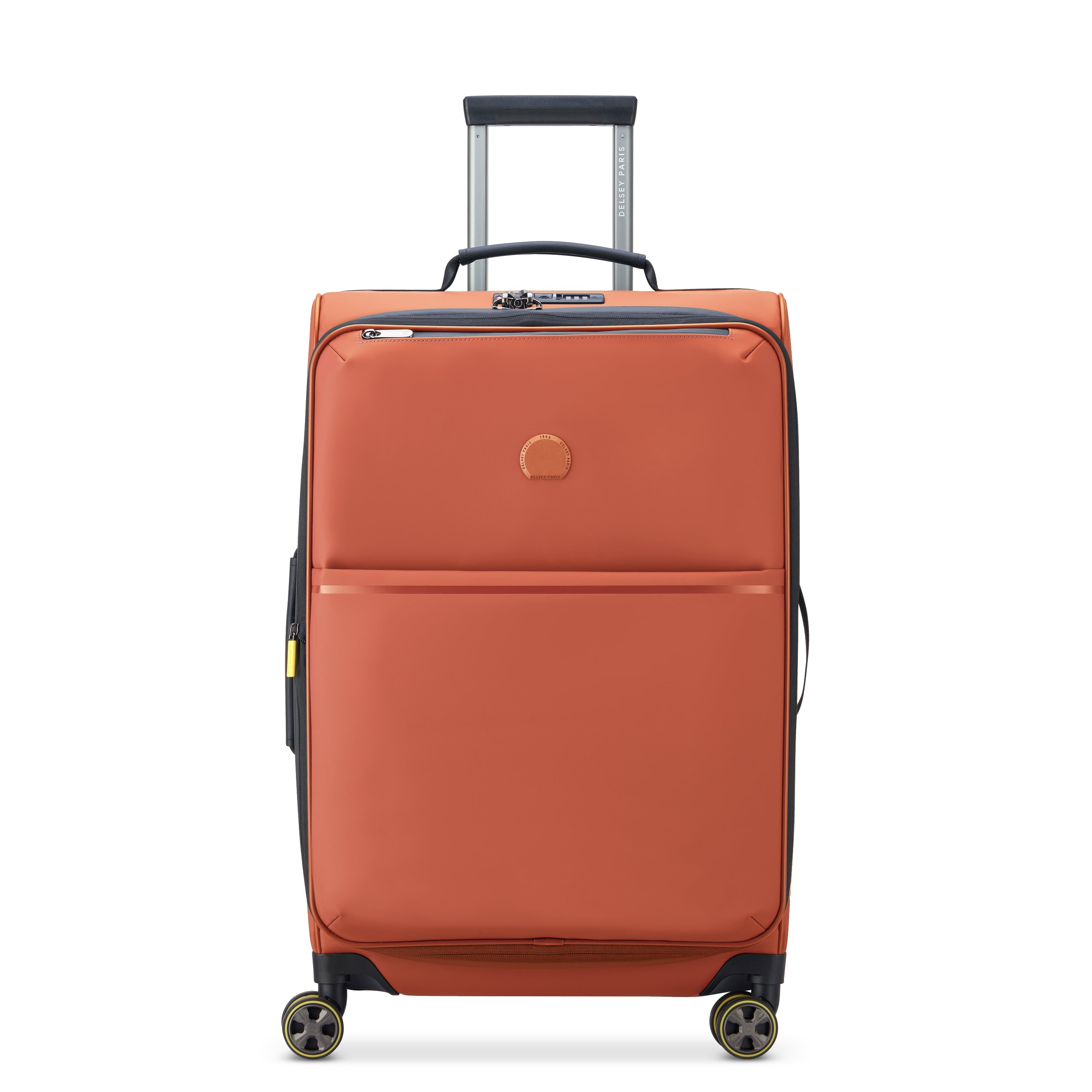 TURENNE SOFT| Koffer Aufgabe Erweiterbar 68 CM ZIEGELROT